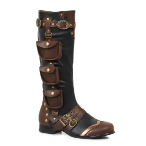 121-AMOS 1"Heel Knee High Boots(Mens Sizes)