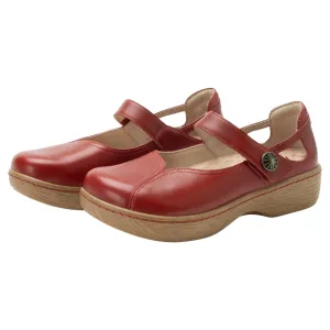Alegria Onika Big Red Leather Shoe (Women's)