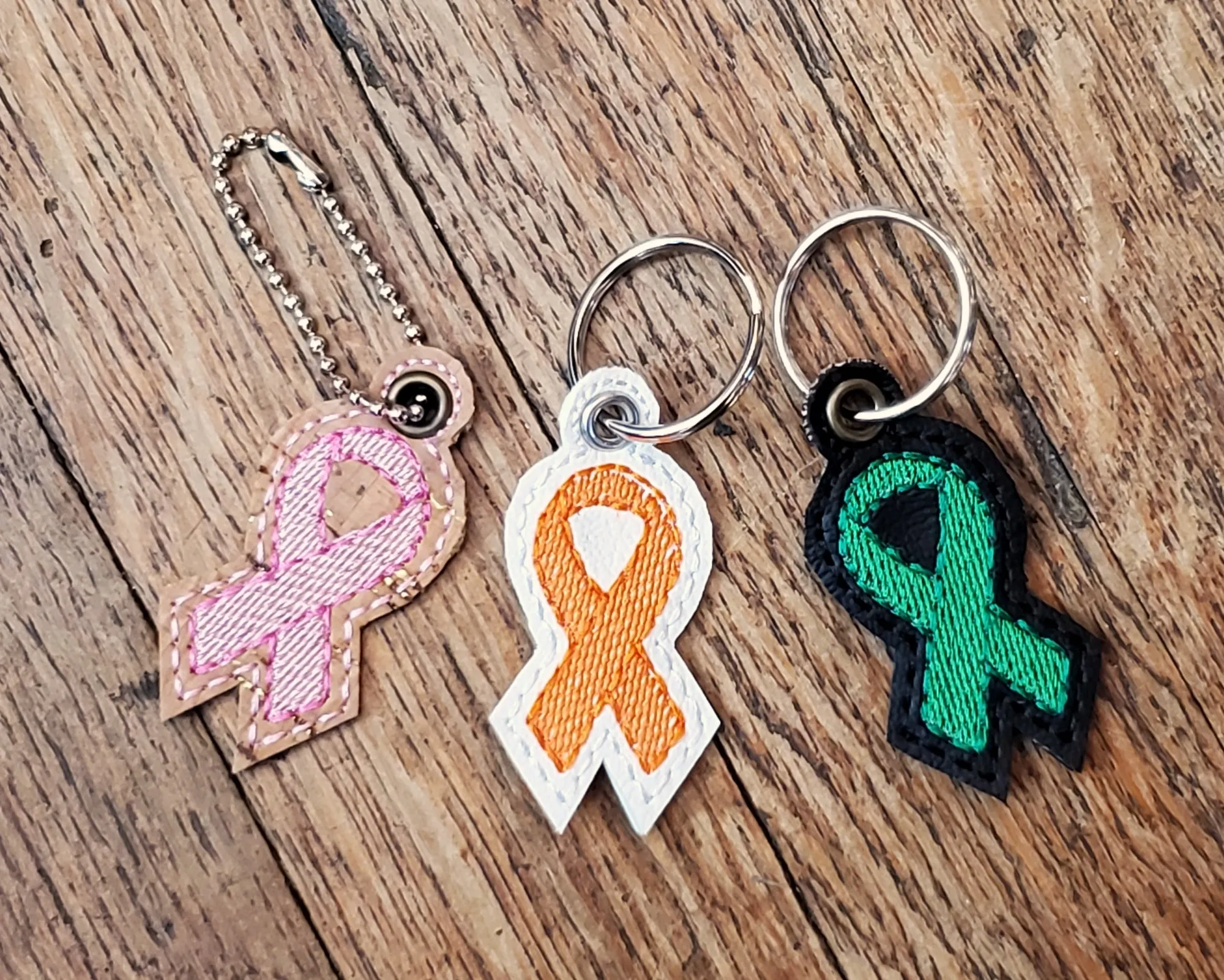Awareness Ribbon dangle - cut out. Any color ribbon.