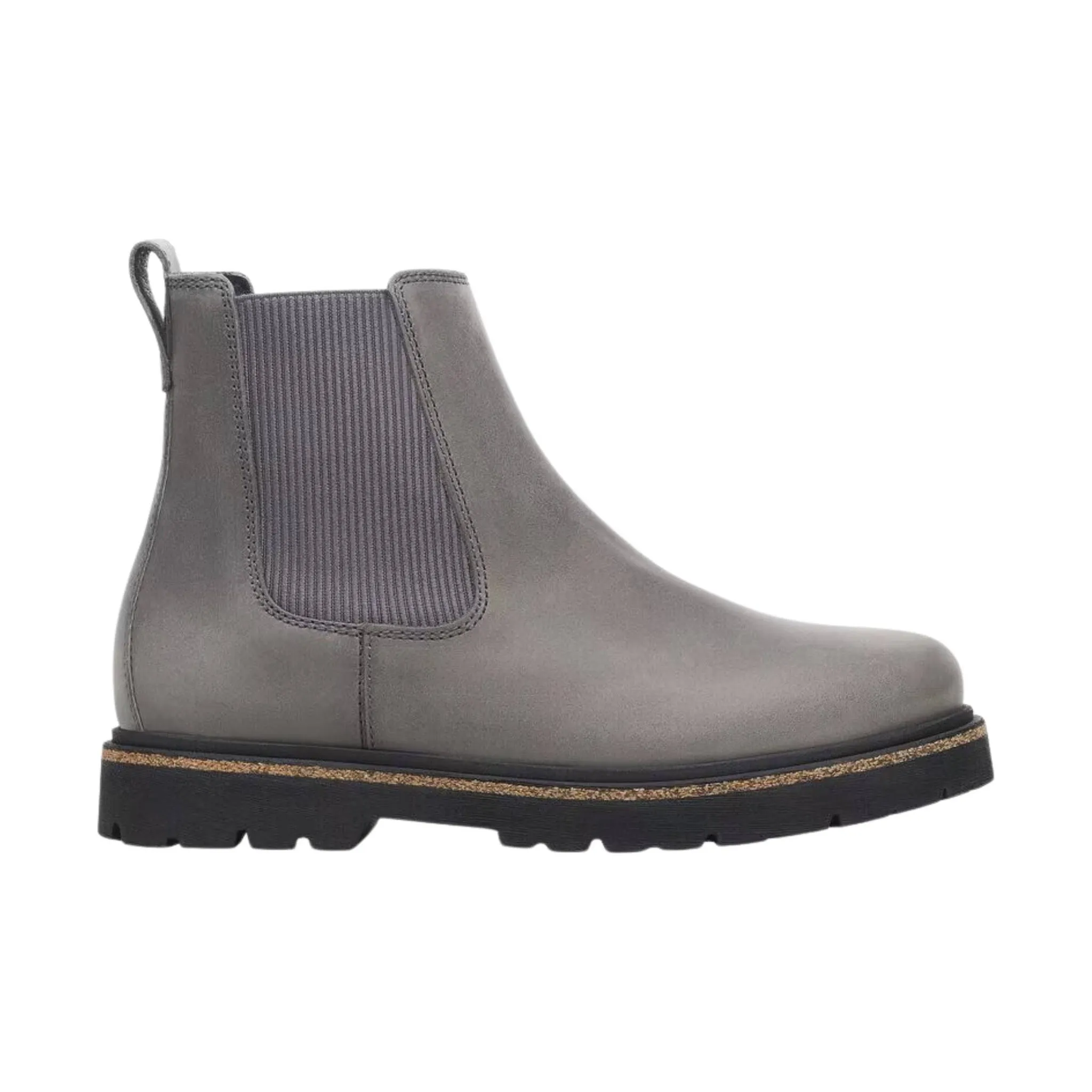 Birkenstock Highwood Slip On Leather Boots - Graphite
