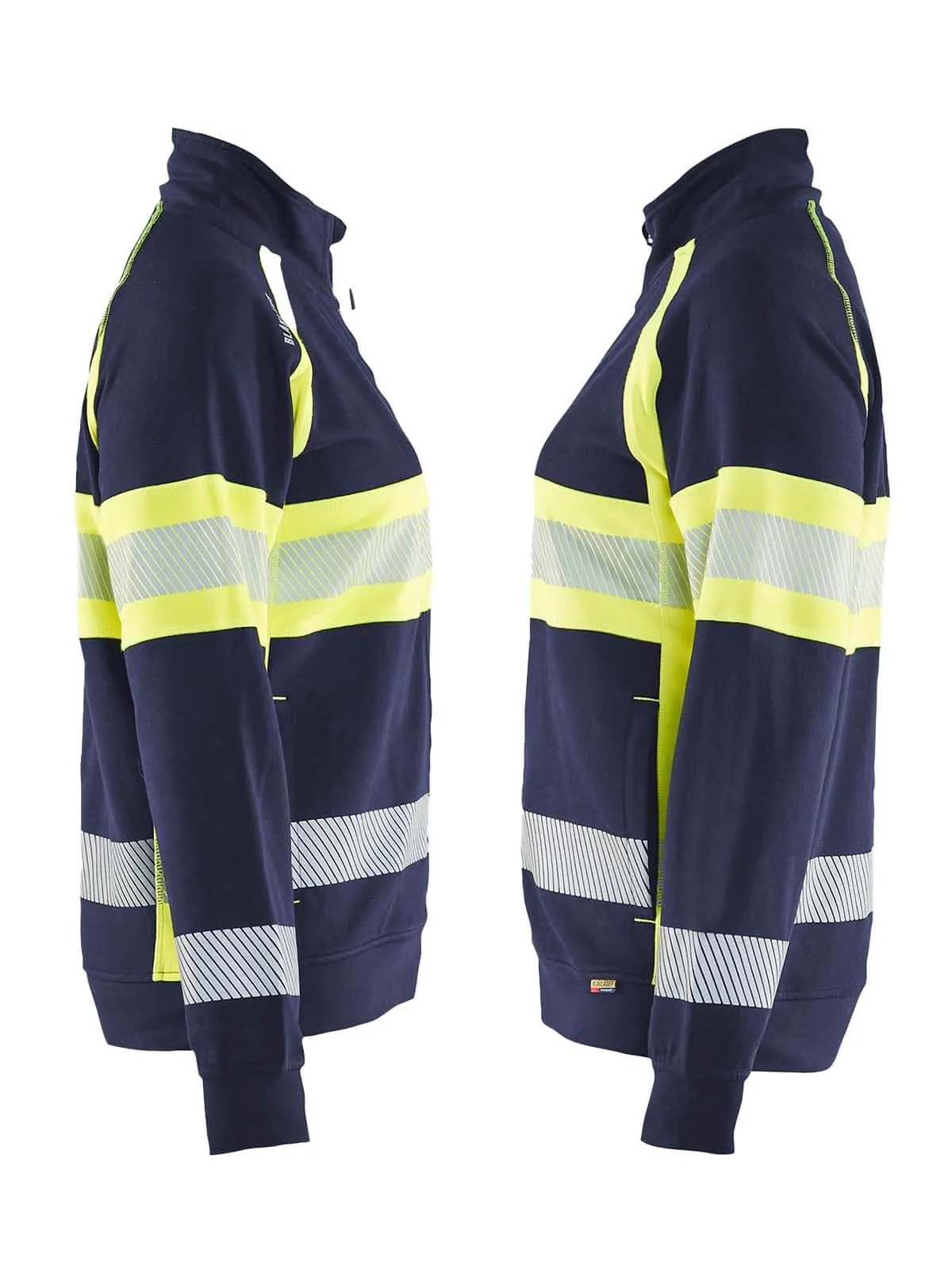 Bl&#xE5;kl&#xE4;der&#x20;Work&#x20;Vest&#x20;High&#x20;Vis&#x20;Women&#x20;3505&#x20;Navy&#x20;Yellow