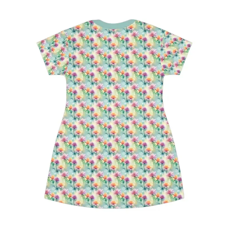 Blossom Brilliance Floral Print Shirt Dress