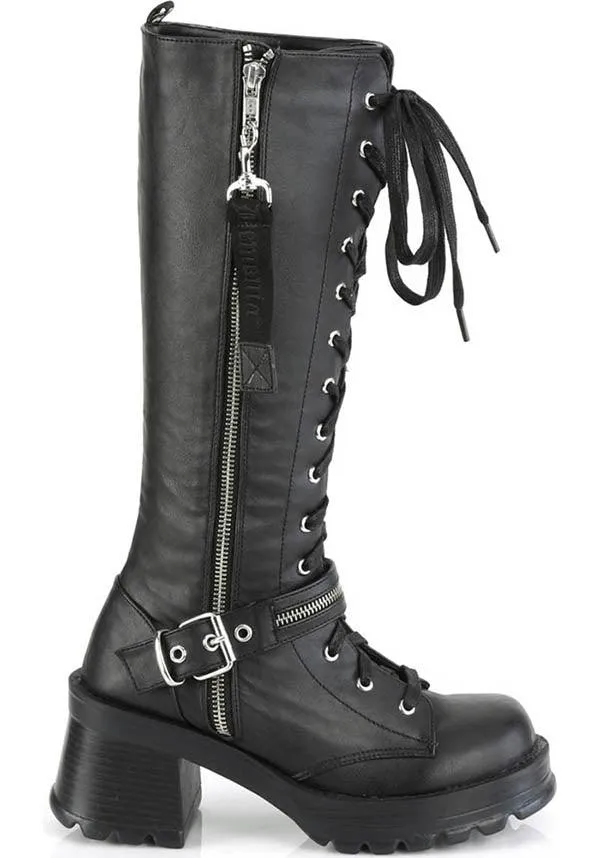 BRATTY-206 [Black] | PLATFORM HEELS [PREORDER]
