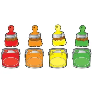 Buddies Paintbrushes & Cut-Out
