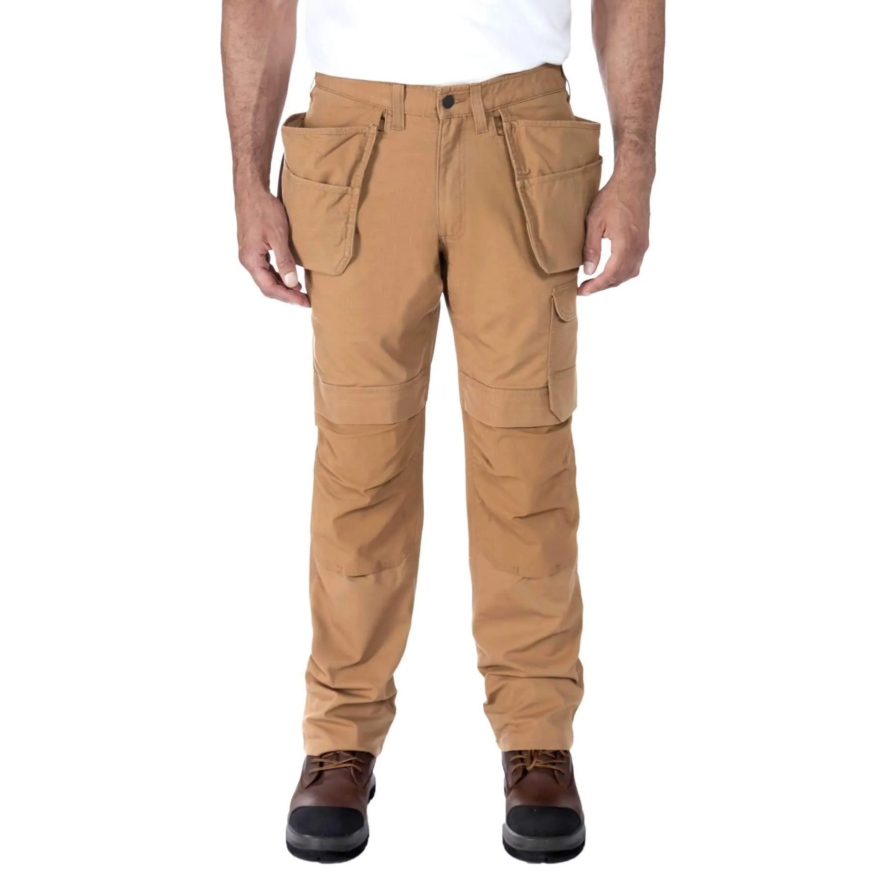 Carhartt Steel Double-Front Multi-Pocket Stretch Ripstop Cargo Trousers 105070