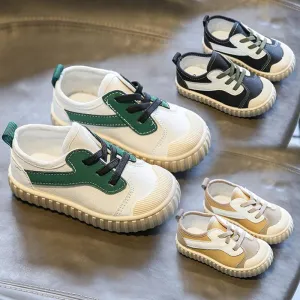 children's jeans wholesale Toddler Boy Color-block Canvas Shoes Wholesale