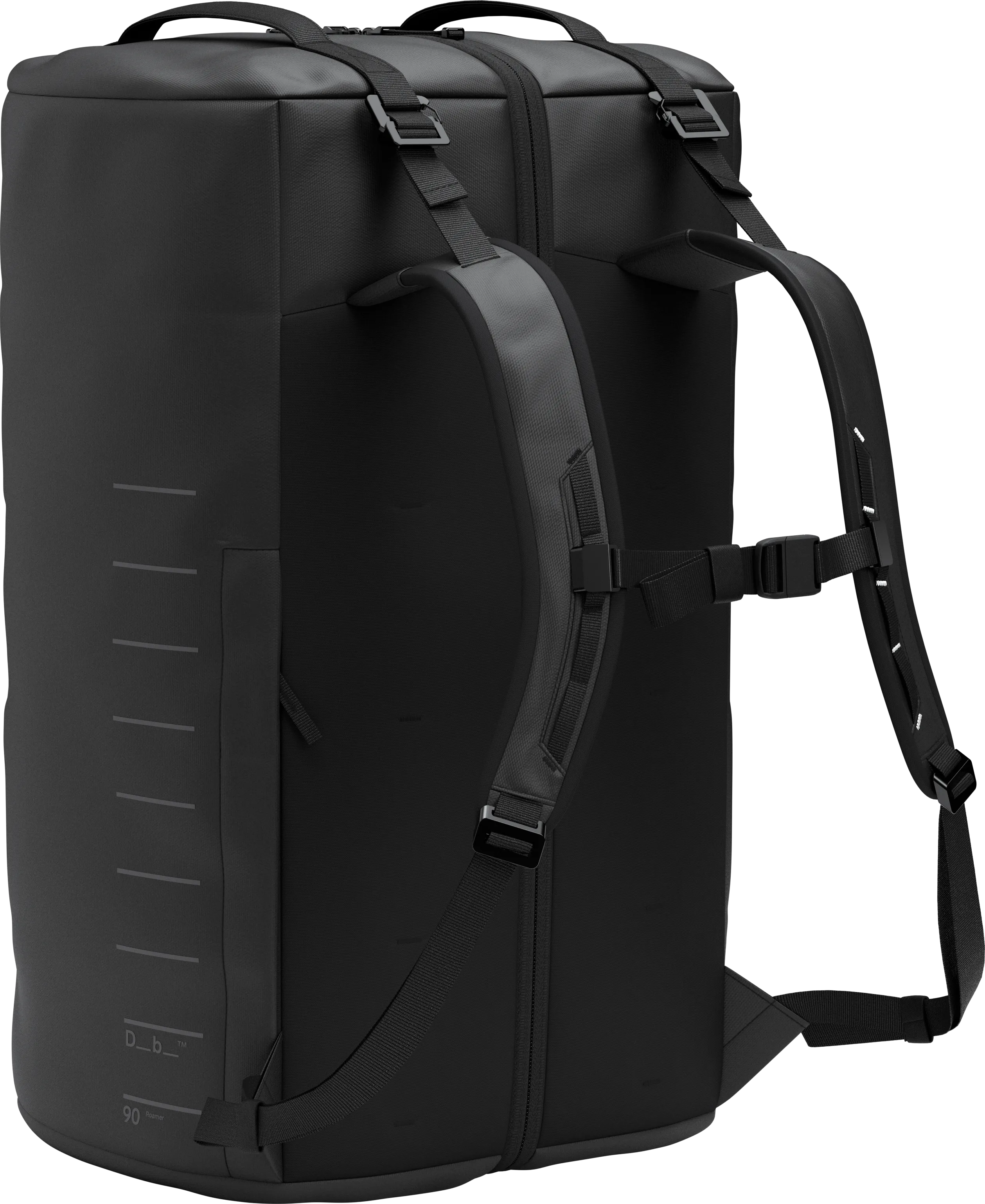 Db Roamer Pro Split Duffel 90L Black Out | Buy Db Roamer Pro Split Duffel 90L Black Out here | Outnorth