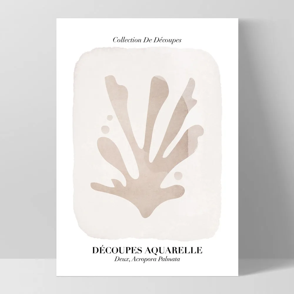 Decoupes Aquarelle IV - Art Print