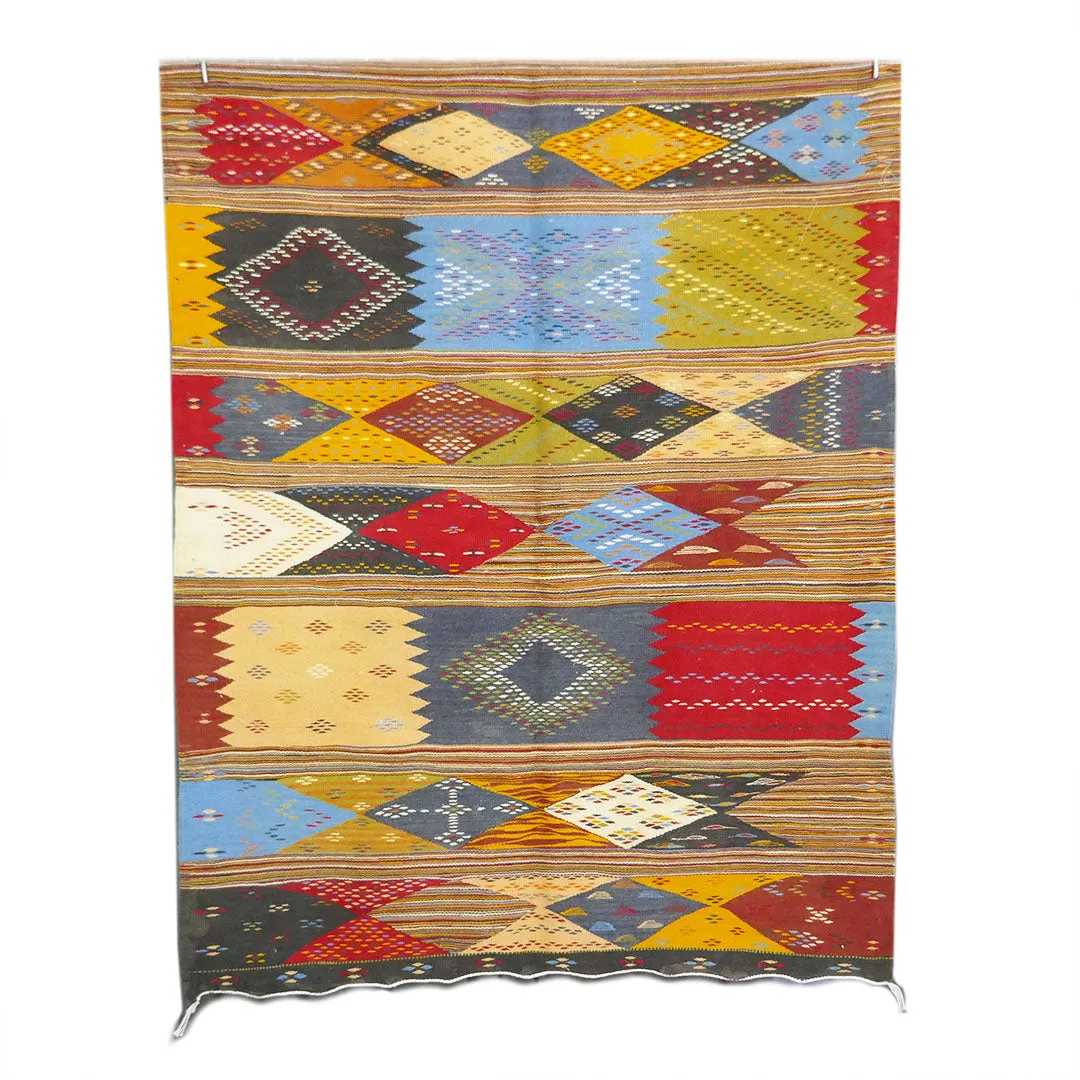 Flatweave Tazenakht Kilim Rug - 150X110 - TKR0047