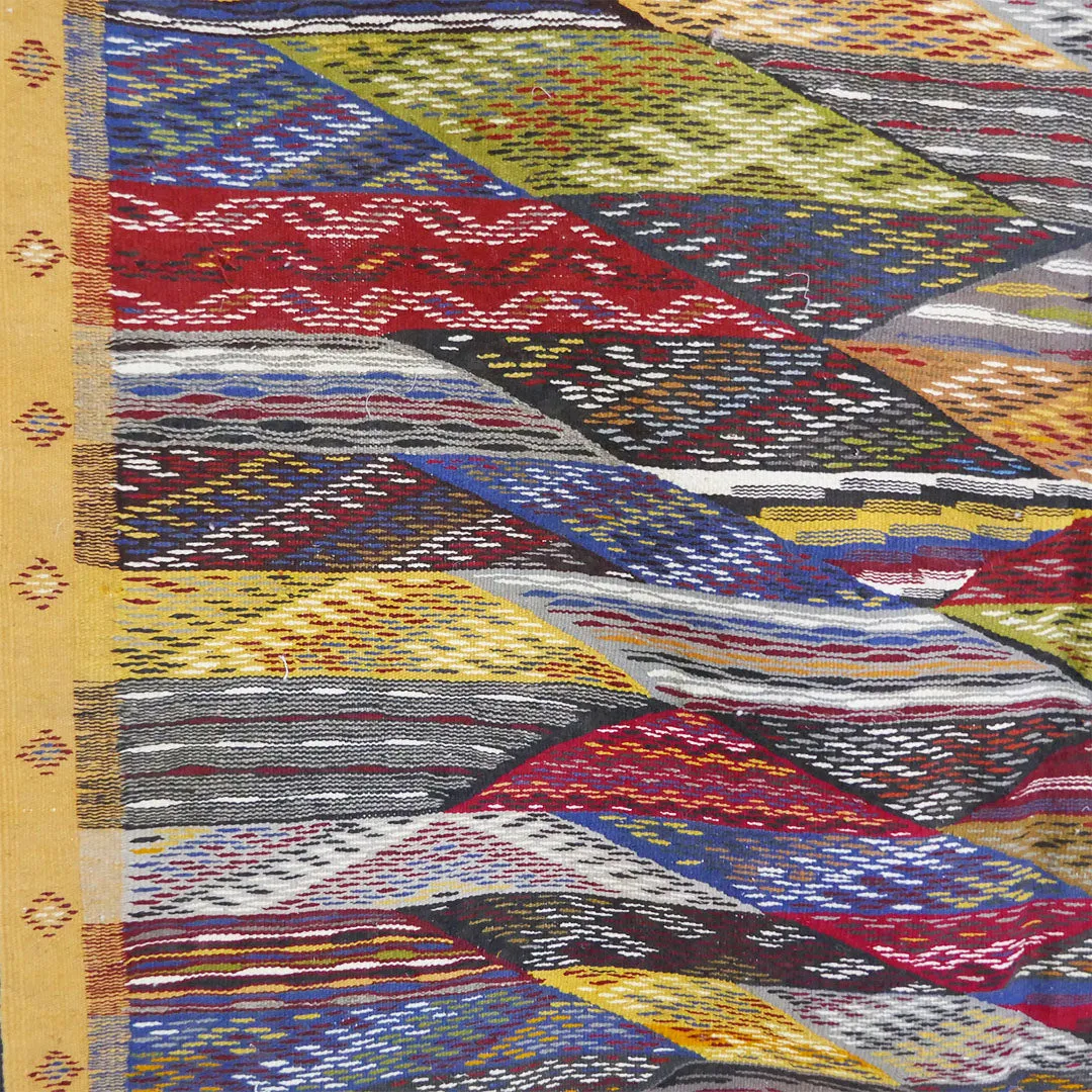 Flatweave Tazenakht Kilim Rug - 155X145 - TKR0052