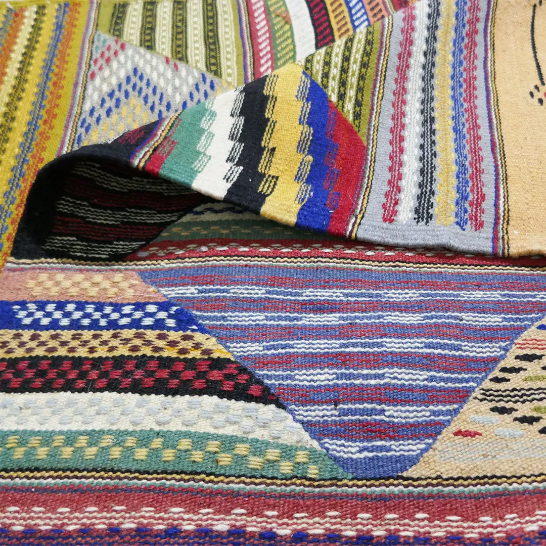 Flatweave Tazenakht Kilim Rug - 195X112 - TKR0051