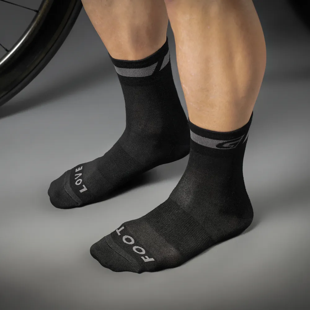 Gripgrab Merino Regular Cut Sock Black | Buy Gripgrab Merino Regular Cut Sock Black here | Outnorth