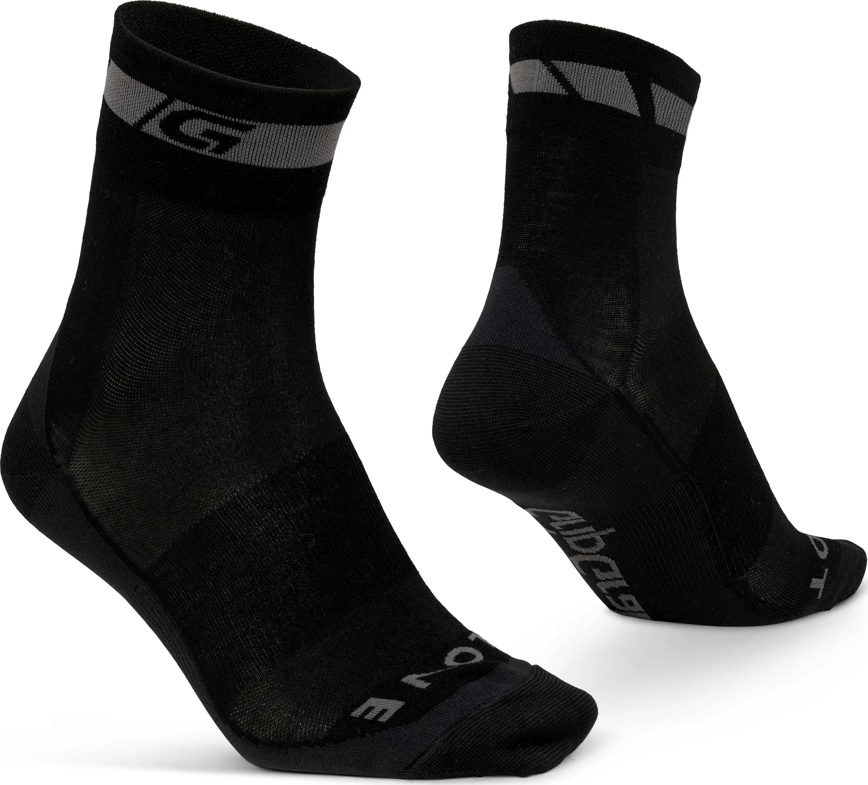 Gripgrab Merino Regular Cut Sock Black | Buy Gripgrab Merino Regular Cut Sock Black here | Outnorth