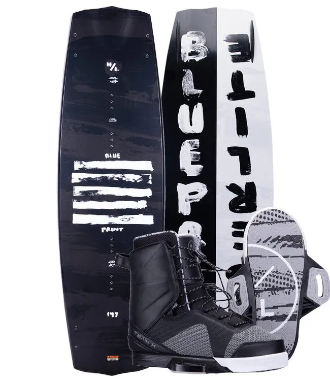Hyperlite Blueprint Wakeboard Package with Team X Boots (2023)