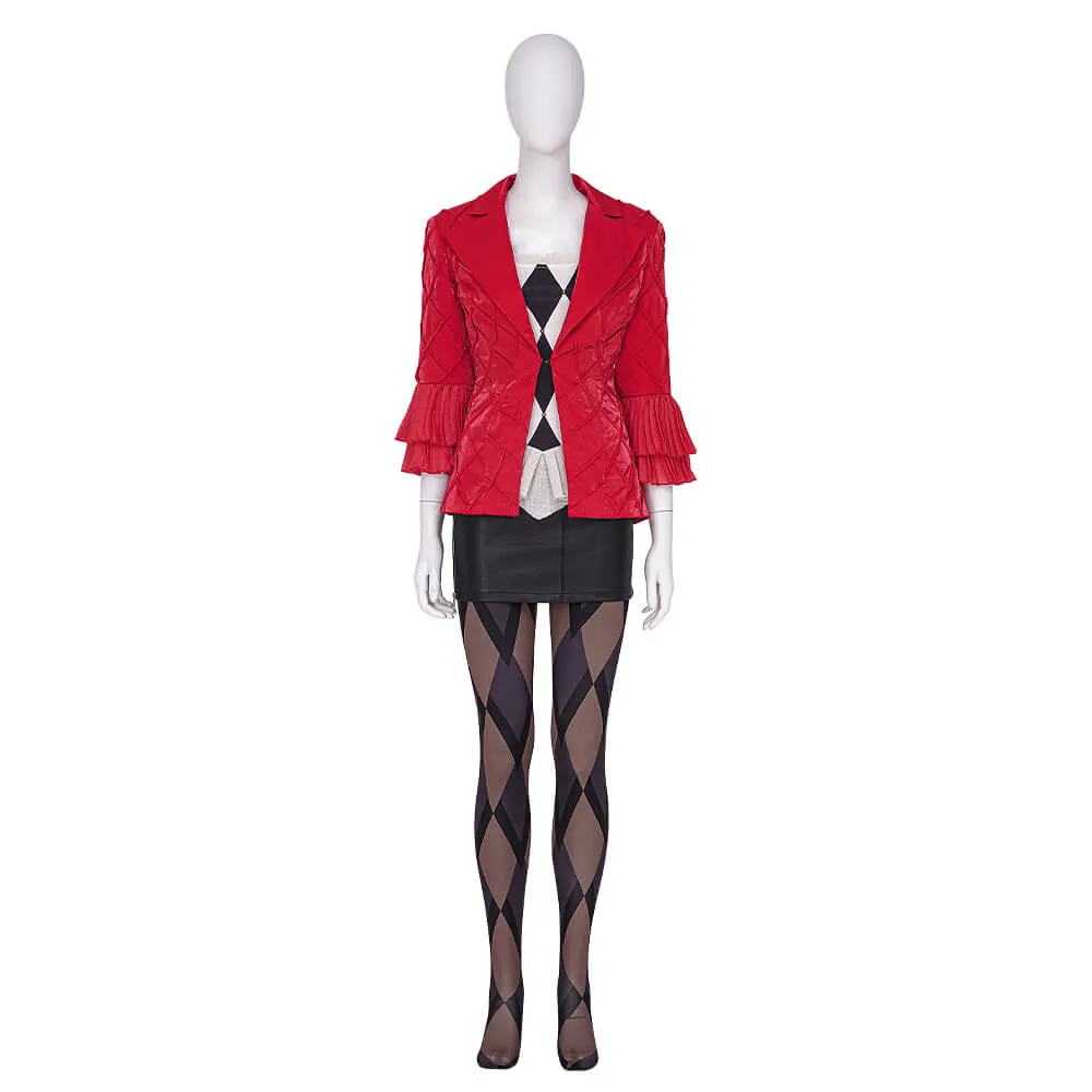 Joker Folie a Deux Harley Quinn Cosplay Costume Halloween Carvinal Suit 2024