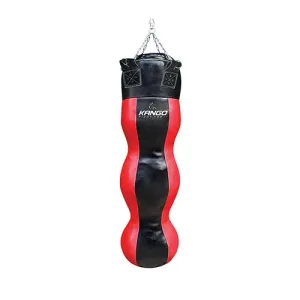 Kango Go Easy Martial Arts Uppercut Artificial Leather Boxing MMA Red Black Punching Bag [WS]