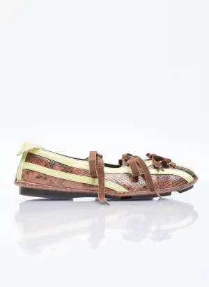 Kiko Kostadinov Lella Hybrid Ballerina Flats