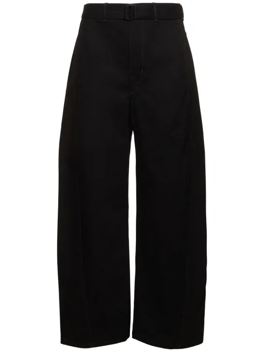 Lemaire   Twisted belted pants 