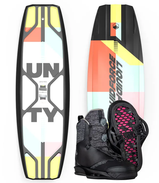 Liquid Force Unity Wakeboard Package with Tao Boots (2024)