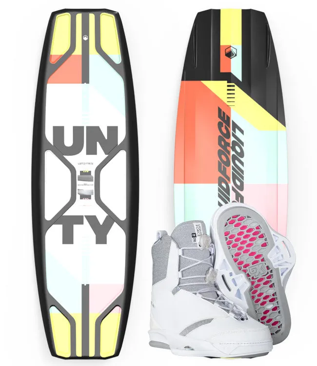 Liquid Force Unity Wakeboard Package with Tao Boots (2024)