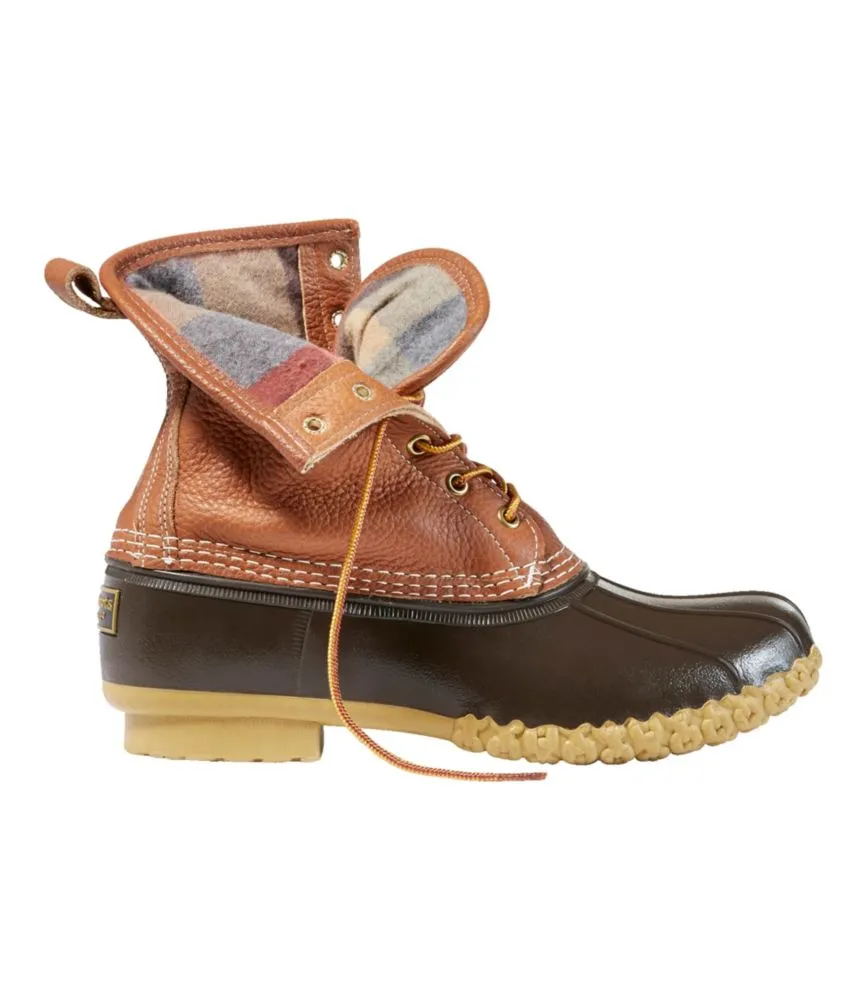 Men's 8&quot; Bean Boots, Chamois-Lined
