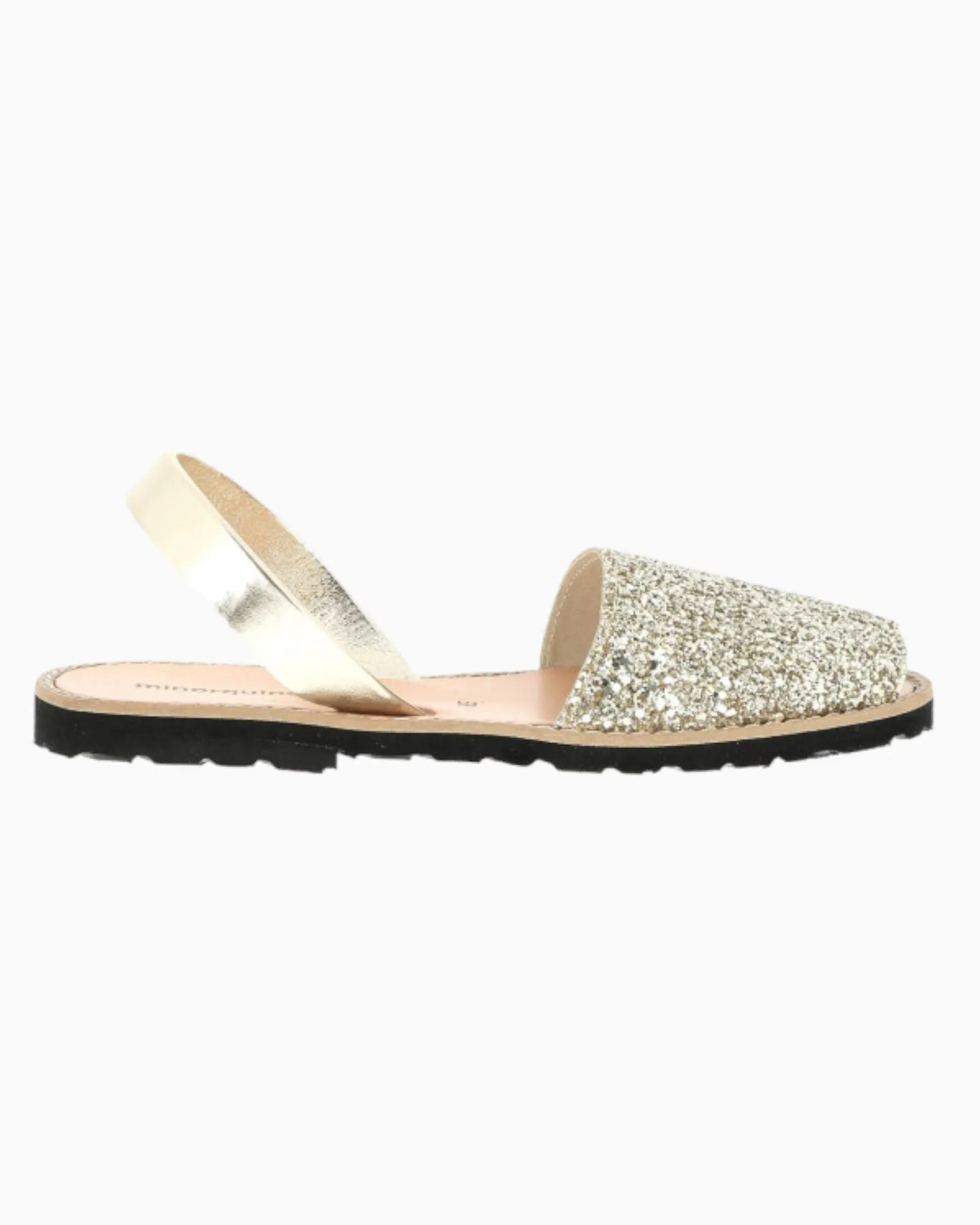 Minorquines Avarca Sandales | Glitter Gold
