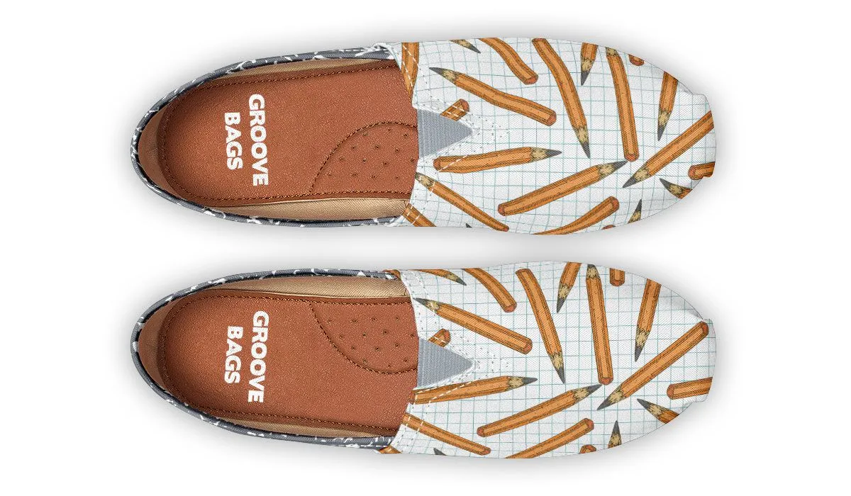 Pencil Composition Notebook Casual Shoes