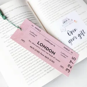 Pieces of the Past - Train Ticket Bookmark (Sold Out)
