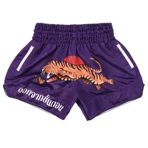 Purple Wild Fang Muay Thai Shorts