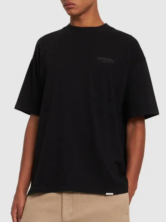 Represent   Owners Club logo cotton t-shirt 