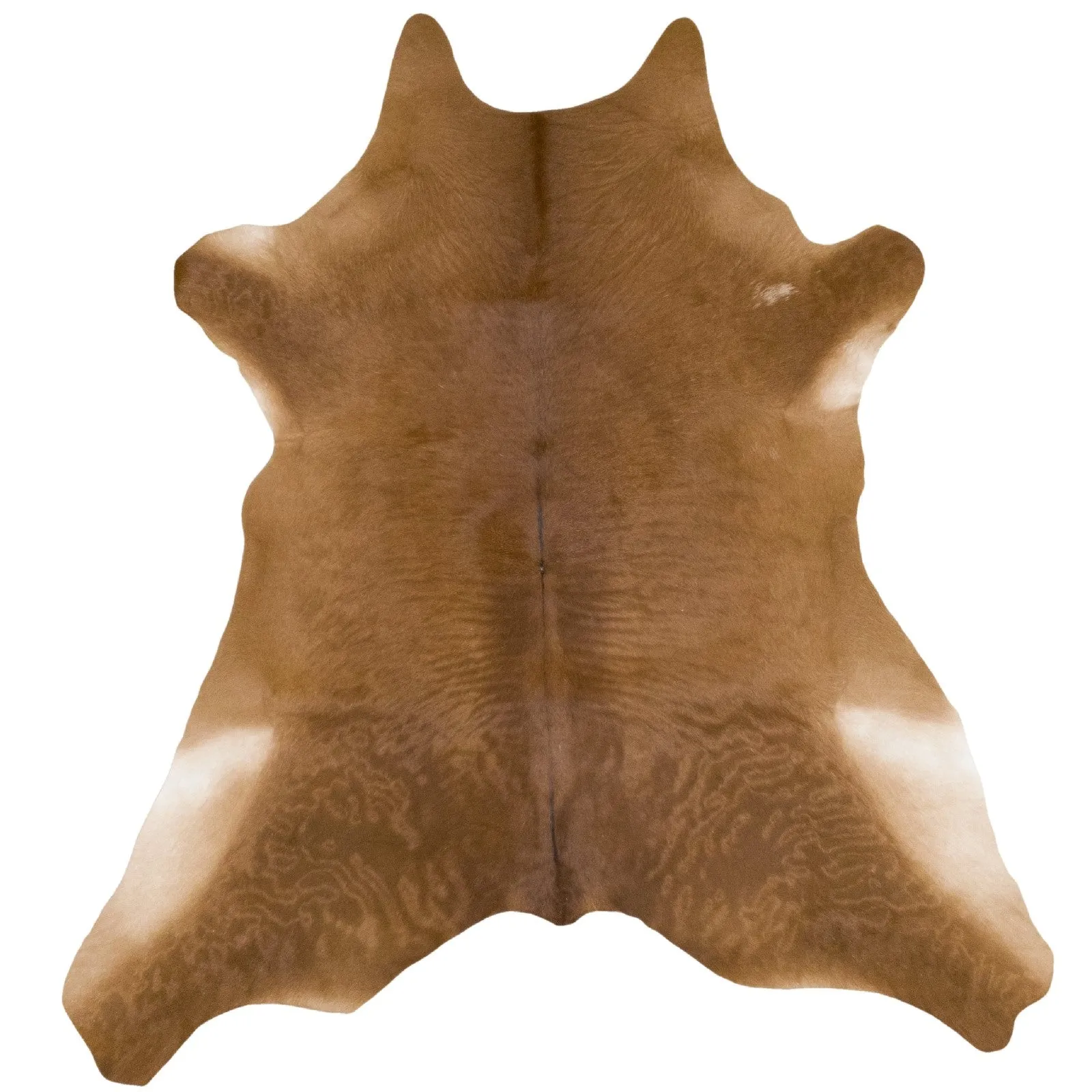 Solid Medium Brown, Calfskin Rug