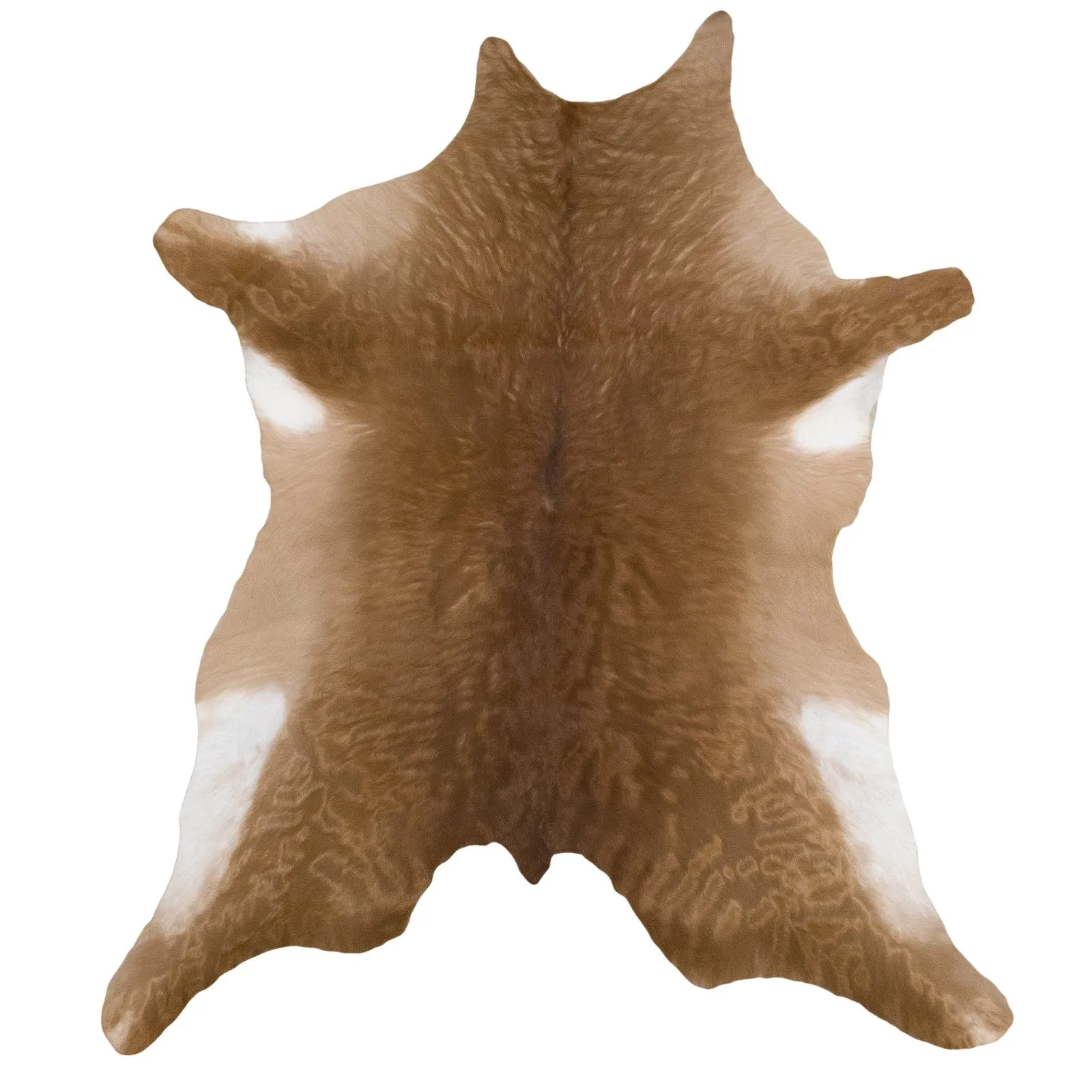 Solid Medium Brown, Calfskin Rug