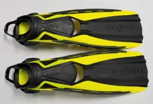 Used Aqua Lung Phazer Scuba Dive Fins - Yellow, Size - SM