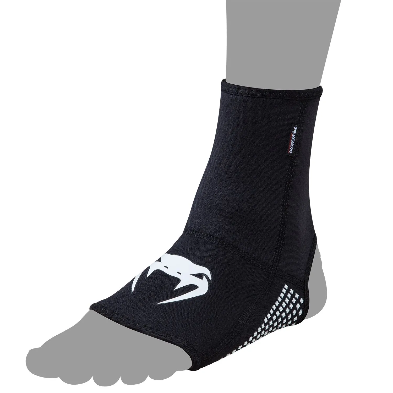 VENUM KONTACT EVO FOOT GRIPS MUAY THAI  BOXING MMA ANKLE SUPPORT GUARD S-XL Black